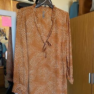 NEVER WORN: Massini front tie dress